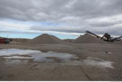 Photo Textures of Background Gravel Mining